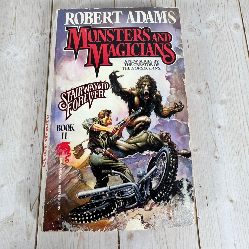 Monsters & Magicians Stairway to Forever Book II Robert Adams 1989 1st Print